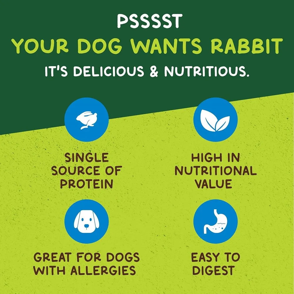 100% Freeze Dried Rabbit Dog Chew