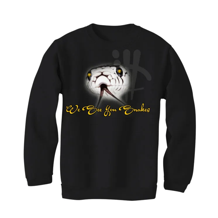 Air Jordan 14 “Light Ginger" Black T-Shirt (We See You Snakes)