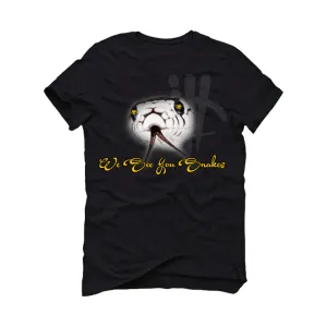 Air Jordan 14 “Light Ginger" Black T-Shirt (We See You Snakes)