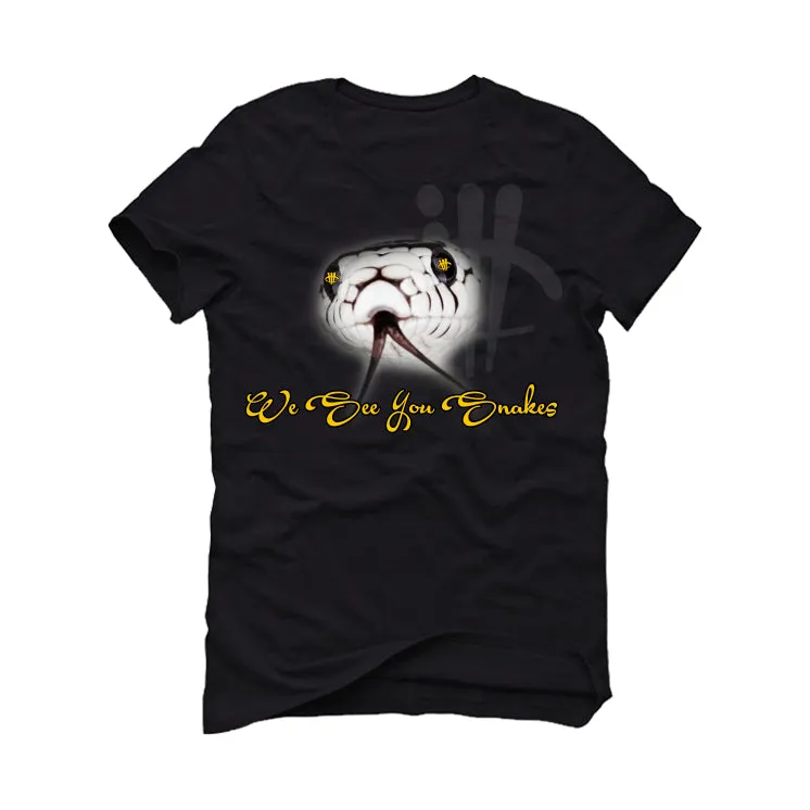 Air Jordan 14 “Light Ginger" Black T-Shirt (We See You Snakes)