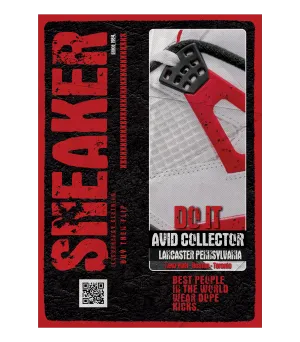 Air Jordan 4 "Red Cement" White T-Shirt (SNEAKER COLLECTOR)