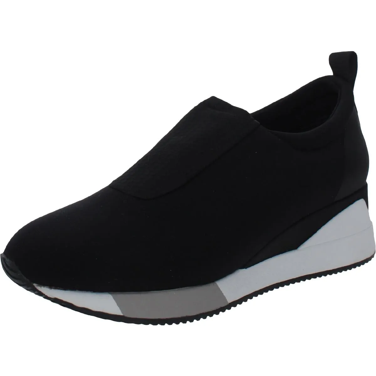 Alfani Womens Walkerr Laceless Textured Casual and Fashion Sneakers