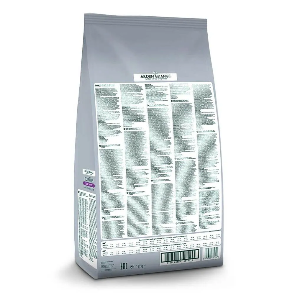 Arden Grange Sensitive Light/Senior Ocean White Fish & Potato 12kg