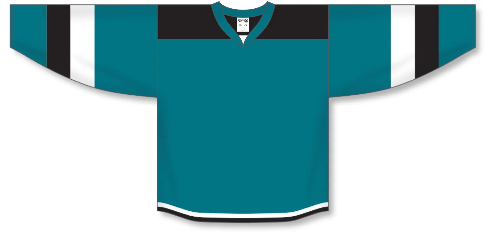Athletic Knit (AK) H7400Y-457 Youth Pacific Teal Select Hockey Jersey