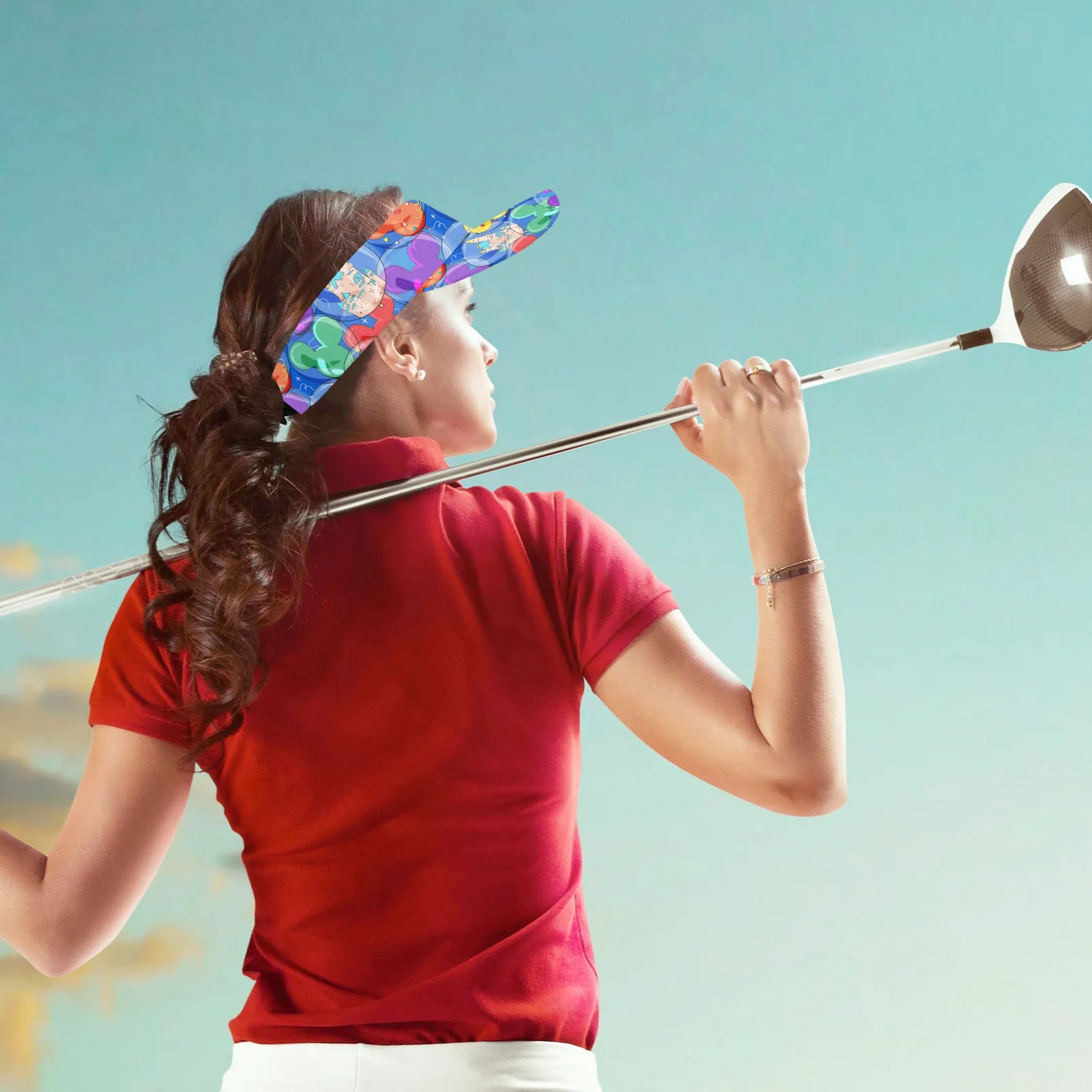 Balloon Collector Athletic Visor