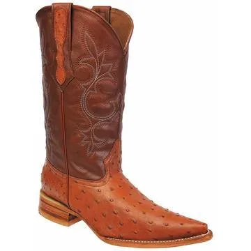 BD01 Black Diamond Ostrich Clone Chedron Western Boot