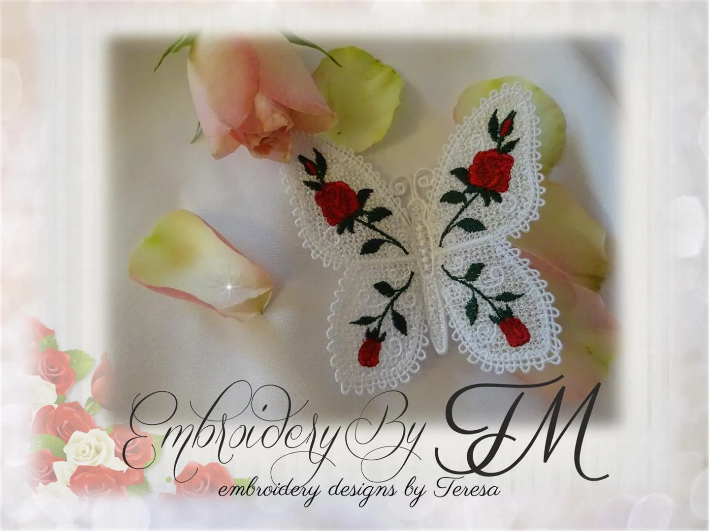 Butterfly June / 4x4 hoop