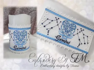 Candle corset Gemini / 5x7 hoop