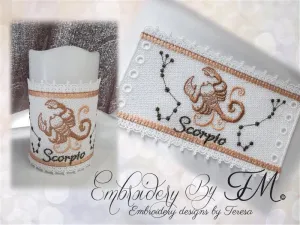 Candle corset Scorpio / 5x7 hoop