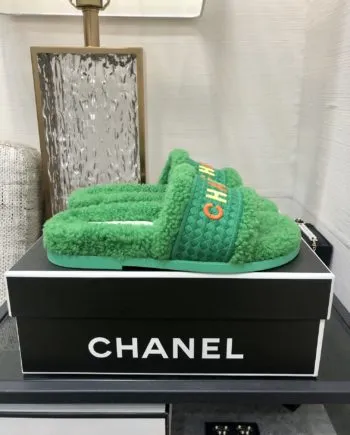 CHL Women's Mules With Lining Green For Women 1.2in/3cm