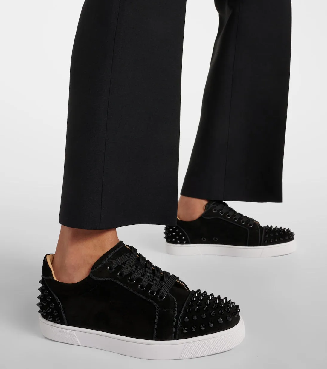 Christian Louboutin vieira 2 studded sneakers, black