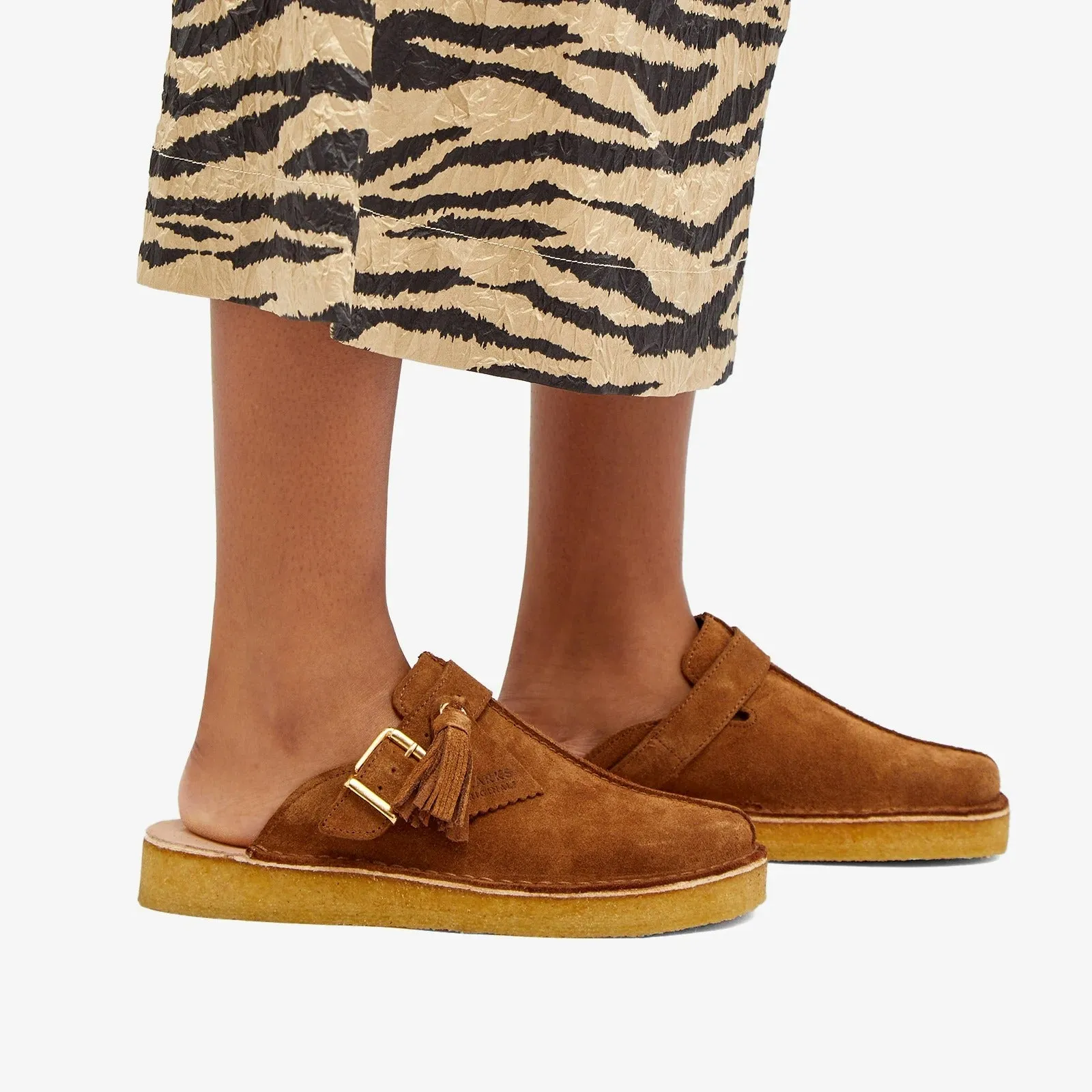 Clarks Originals Trek mules, brown
