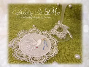 Coaster with Dove / two sizes