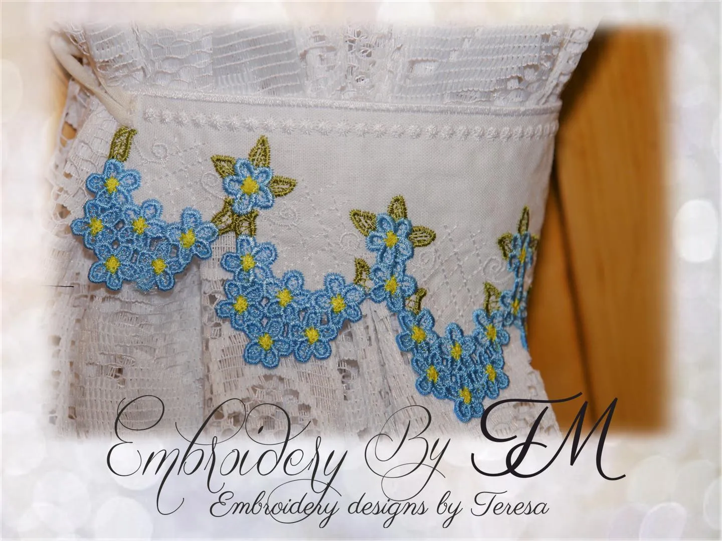 Curtain tie backs 1/ 7x12 hoop