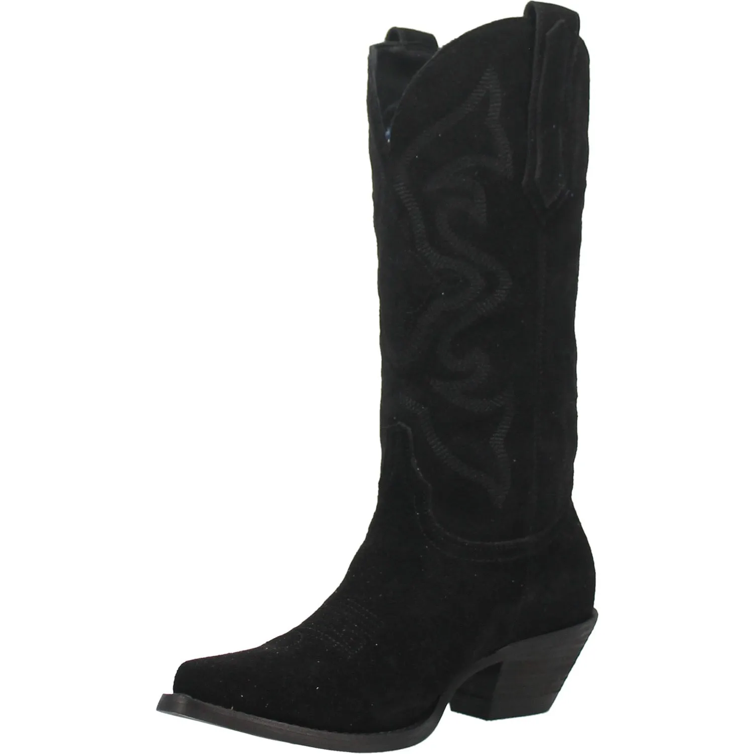 Dingo Womens Out West Cowboy Boots Leather Black