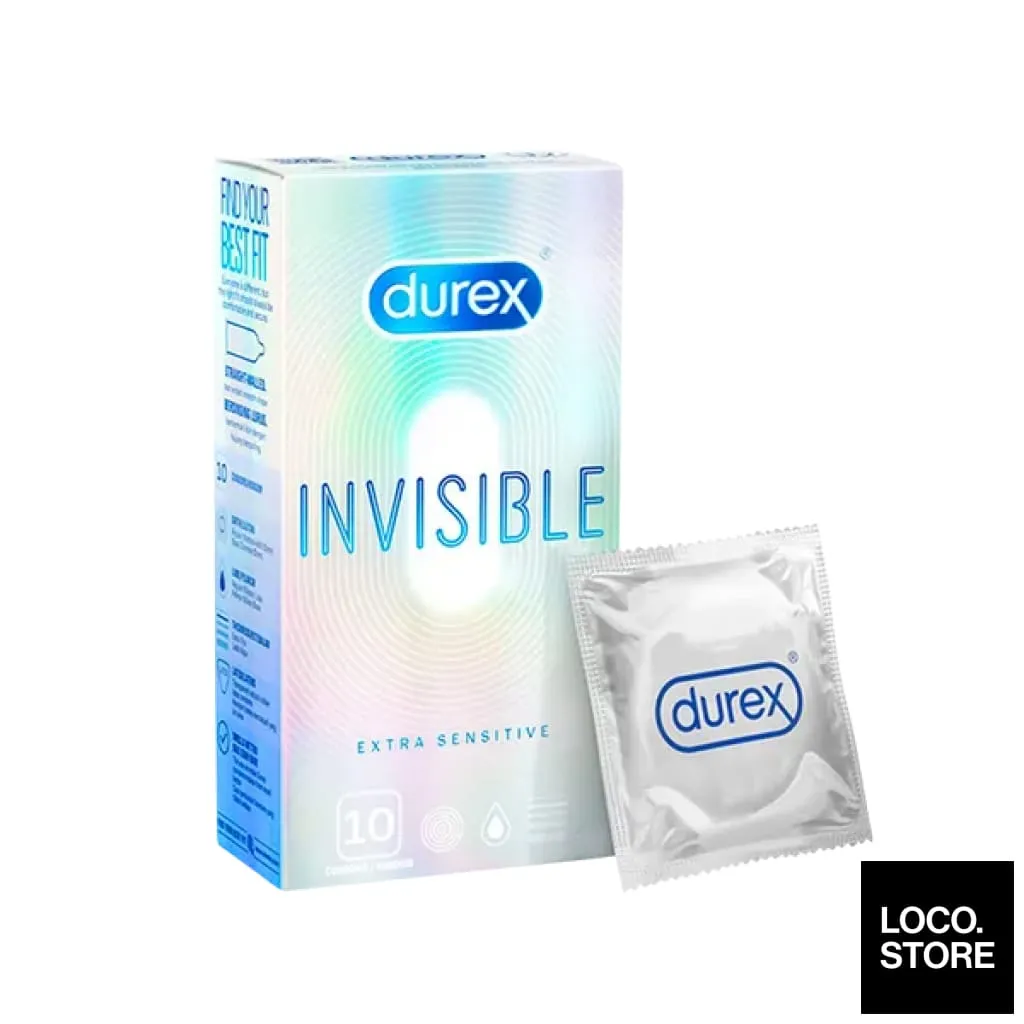 Durex Condoms Invisible Extra Sensitive 10s