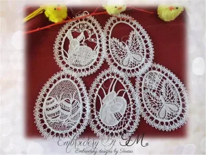 Easter eggs FSL / 4x4 hoop