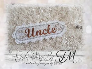 FSL bookmark Uncle/ 5x7 hoop