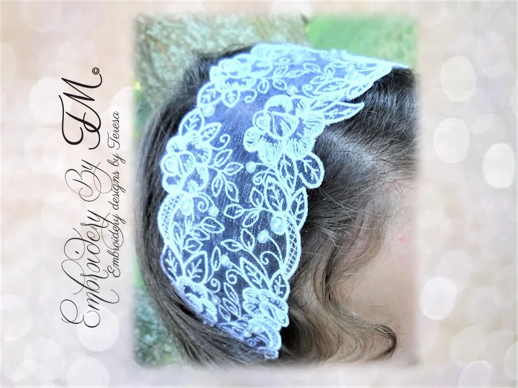 Headdress on the organza / Three sizes