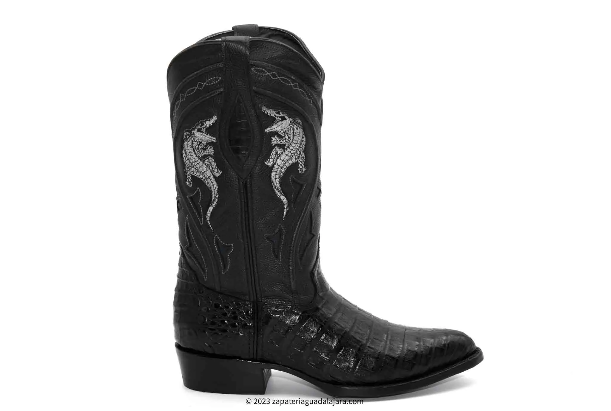JB-908 J-TOE CAIMAN BELLY BLACK