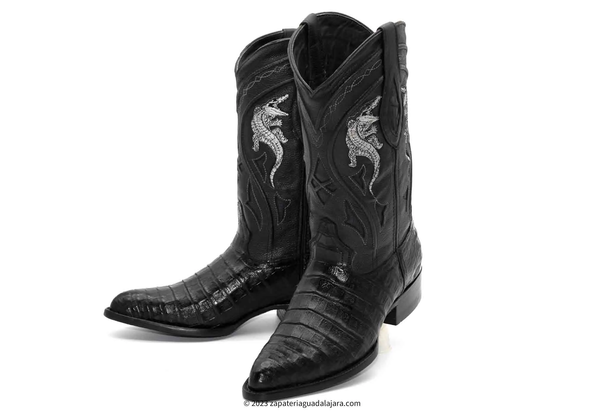 JB-908 J-TOE CAIMAN BELLY BLACK