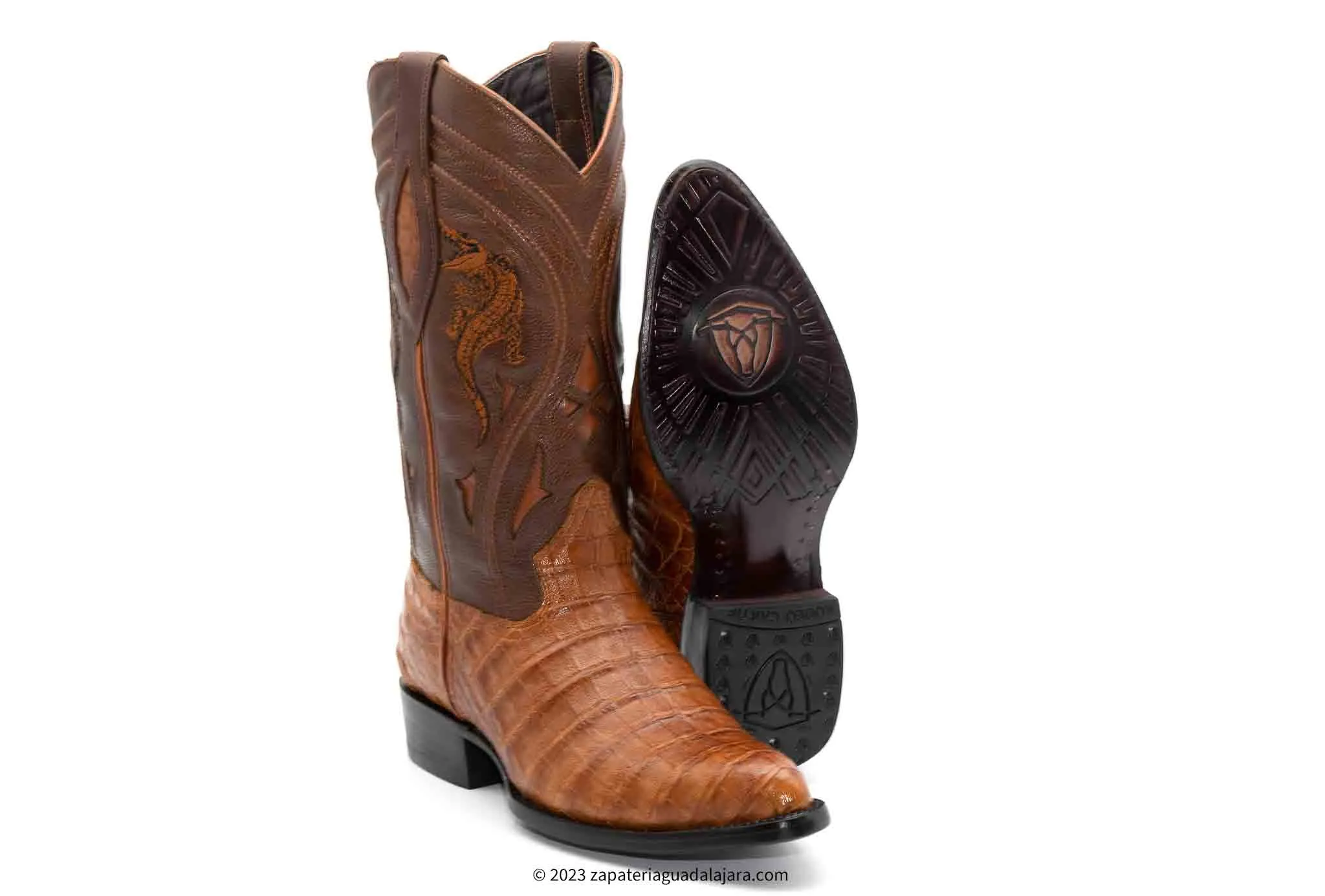 JB-908 J-TOE CAIMAN BELLY SHEDRON
