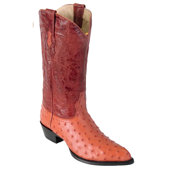 LA-990303 OSTRICH J-TOE COGNAC
