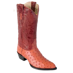 LA-990303 OSTRICH J-TOE COGNAC