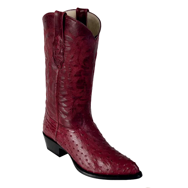 LA-990306 OSTRICH J-TOE BURGUNDY