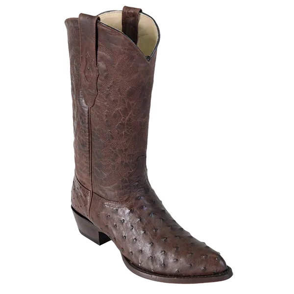 LA-990307 OSTRICH J-TOE BROWN
