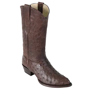 LA-990307 OSTRICH J-TOE BROWN