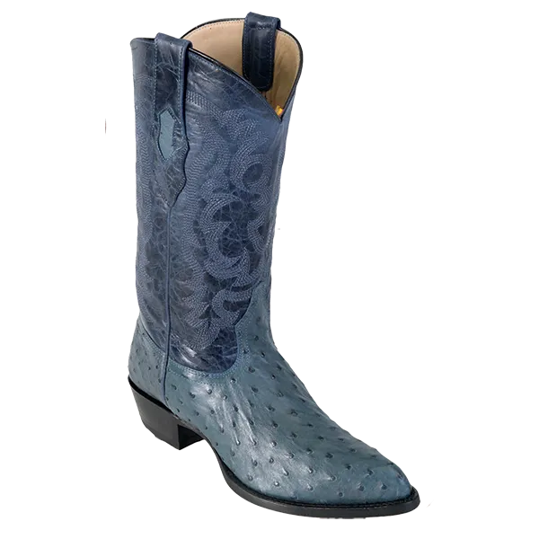 LA-990314 OSTRICH J-TOE BLUE JEAN