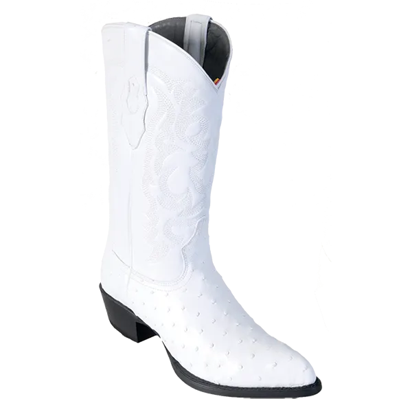 LA-990328 OSTRICH J-TOE WHITE