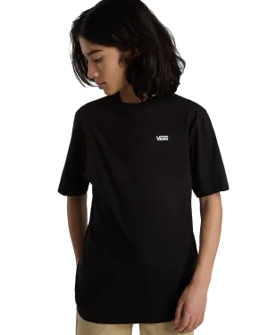 Left Chest Boys T-Shirt in Black