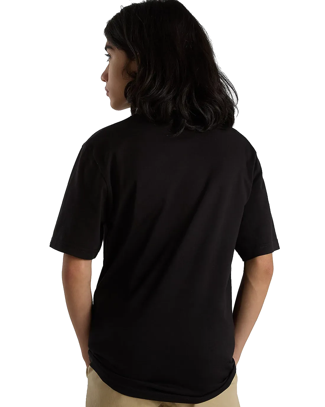Left Chest Boys T-Shirt in Black