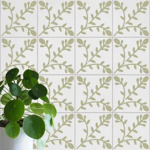 Meadow Trail Tile Stencil