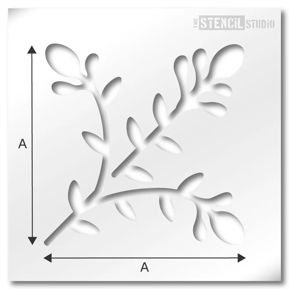 Meadow Trail Tile Stencil