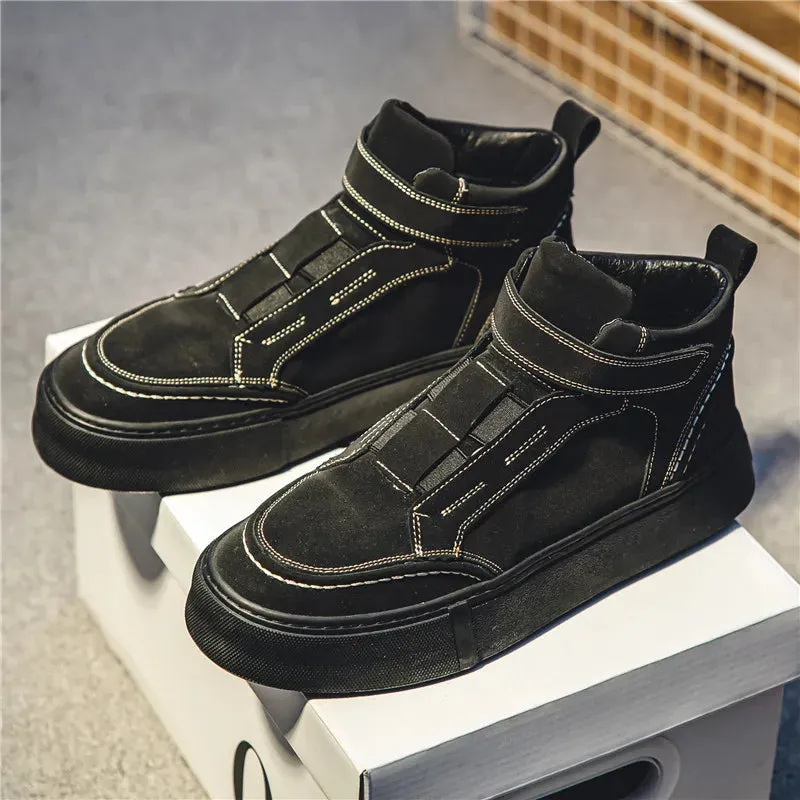 Men's Casual Shoes - Sports High Top, Comfortable Boot - TSS383