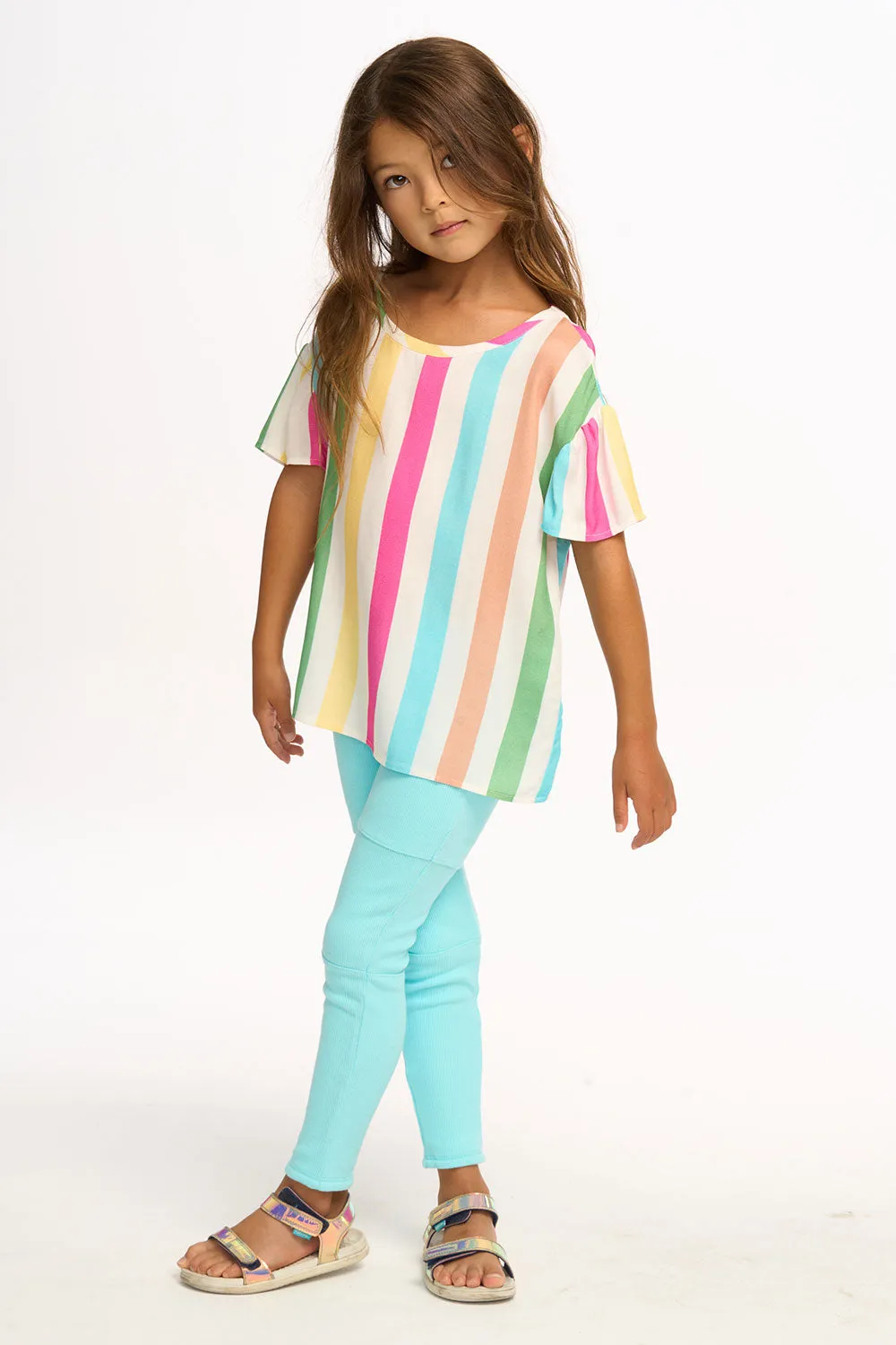 Multi Color Stripe Tee