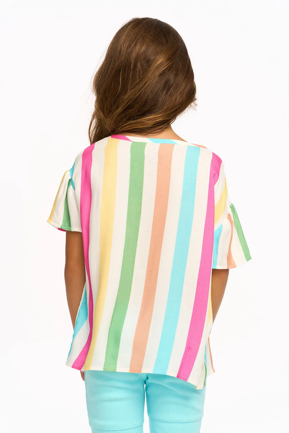 Multi Color Stripe Tee