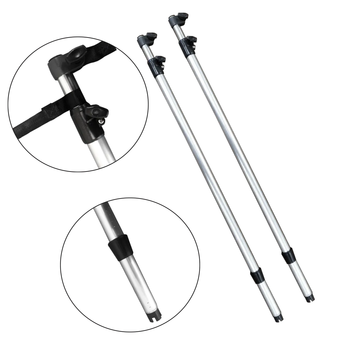 OCEANSOUTH T-Top Boat Shade (Stern Shade) Extension Kit