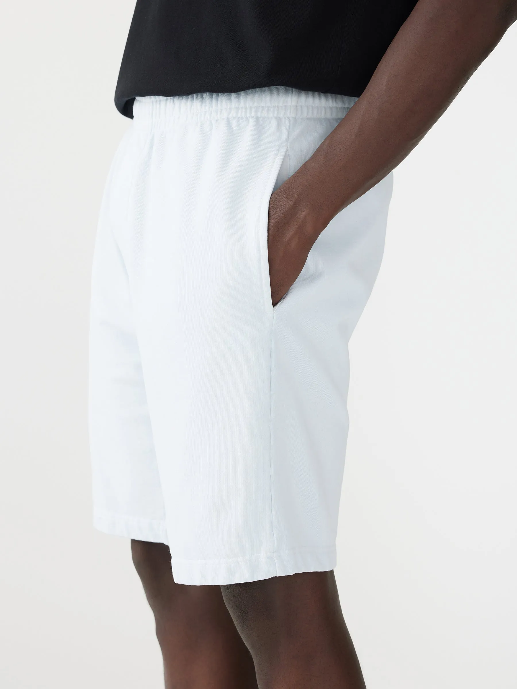overdye athletic fleece short