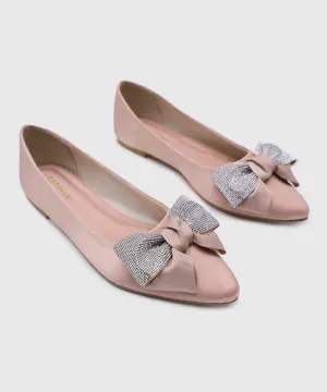 Pink Faux Leather Pumps