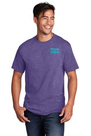 Port & Company Core Cotton Custom Tee's, Heather Purple*