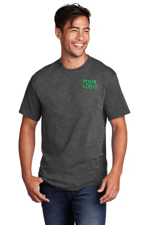 Port & Company Core Cotton Customized Tee's, Dark Heather Grey*