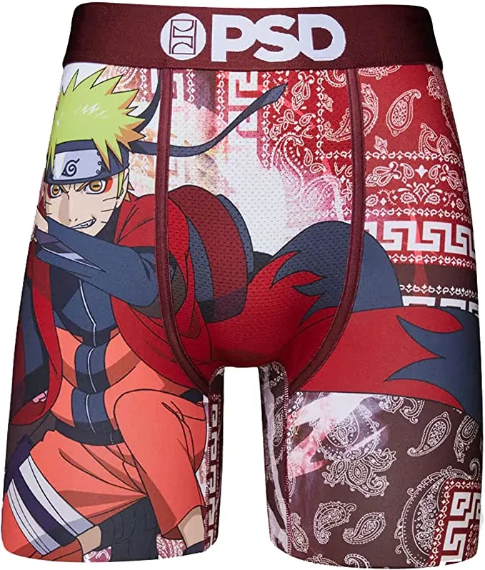 PSD Men's Naruto Uzumaki Karama Boxer Briefs