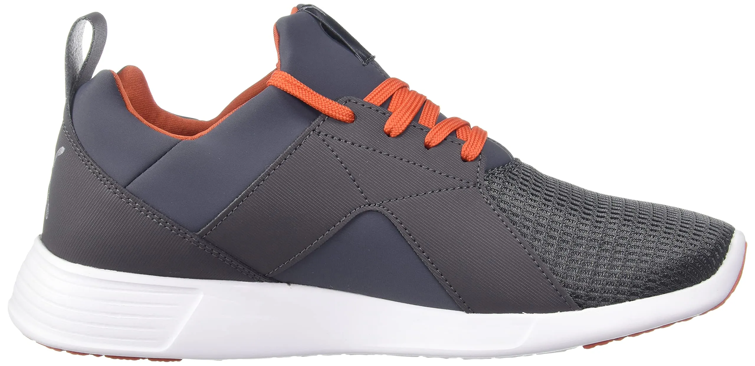 Puma men Zod Runner NM Asphalt-Pureed Pumpkin-Silver Running Shoe