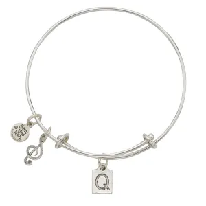 Q Charm Bangle Bracelet