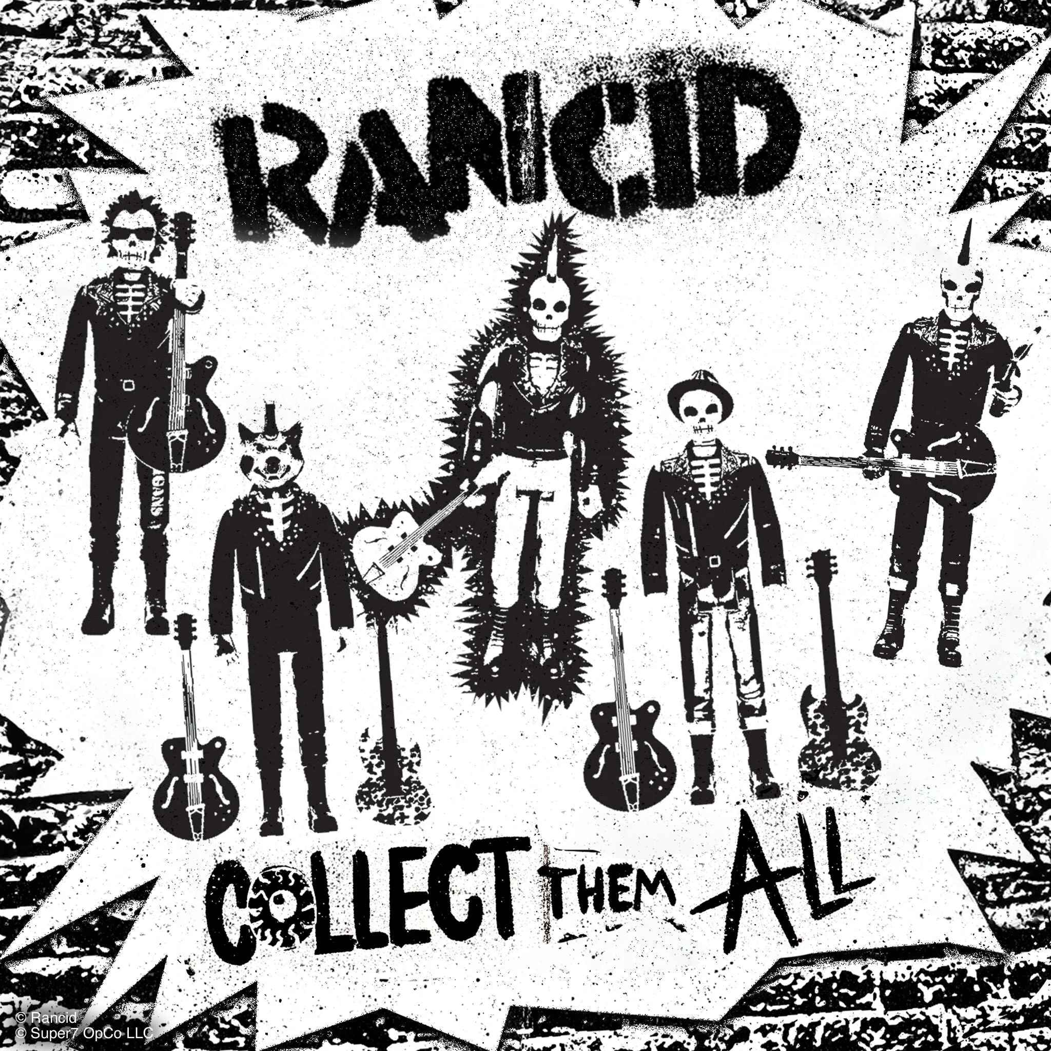 Rancid ReAction Figures Wave 05 - Skeletim (Time Bomb)