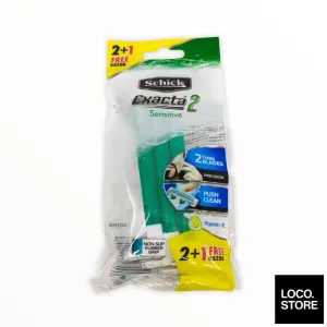 Schick Disposable Razor Exacta 2 Sensitive 2 1